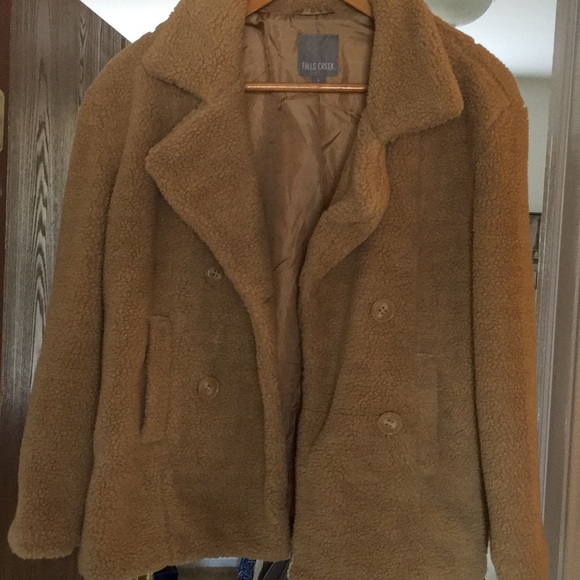 Falls Creek Jackets & Blazers - Sherpa pea coat